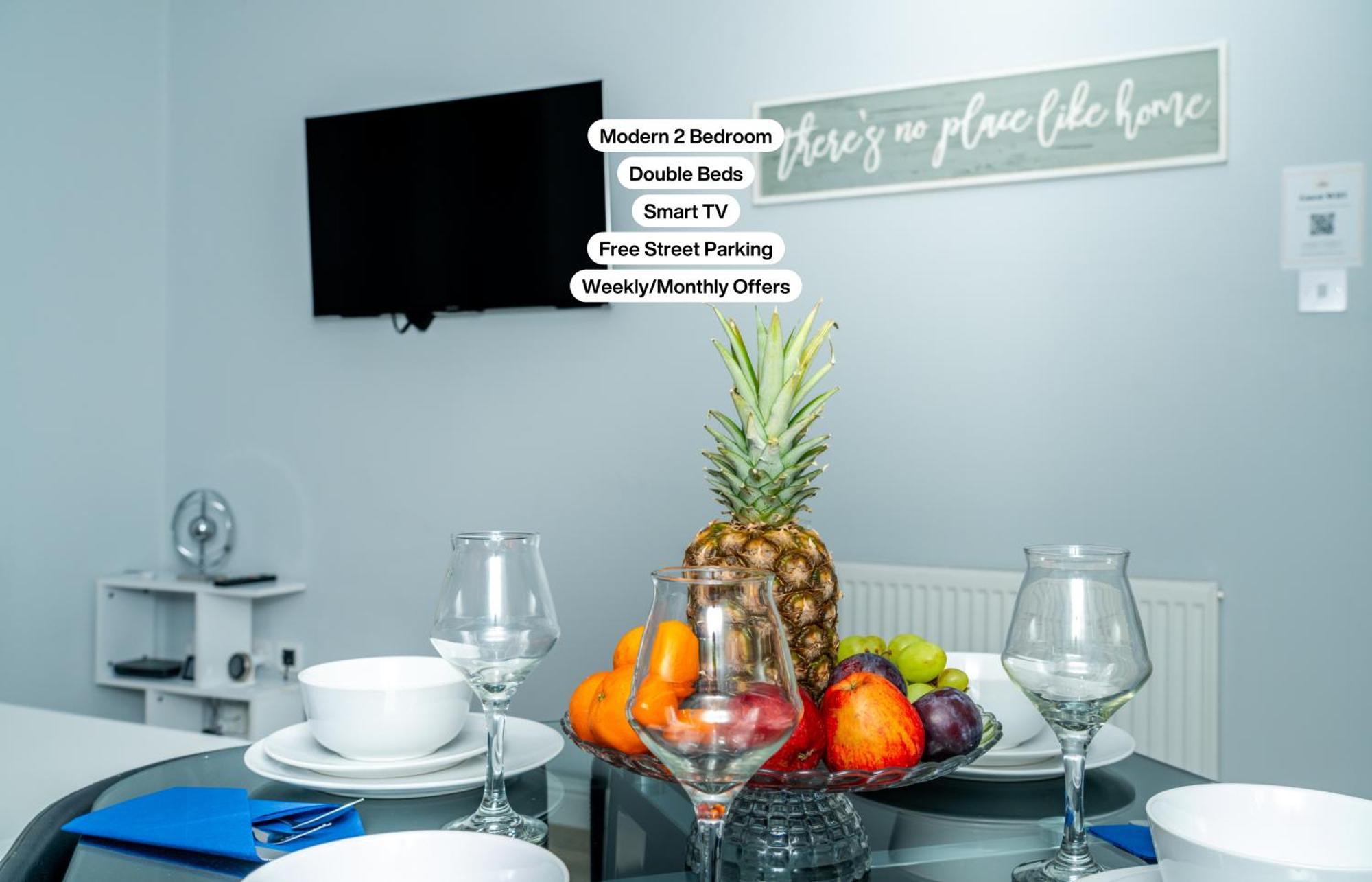 Central Serviced Apartments - 2 Bedroom - Ground Floor - Monthly & Weekly Bookings Welcome - Free Street Parking - 2 Double Beds - Wifi - Smart Tvs In Rooms - Fully Equipped - Heating 24-7 - Contractor & Short Stay Favourite Dundee Kültér fotó